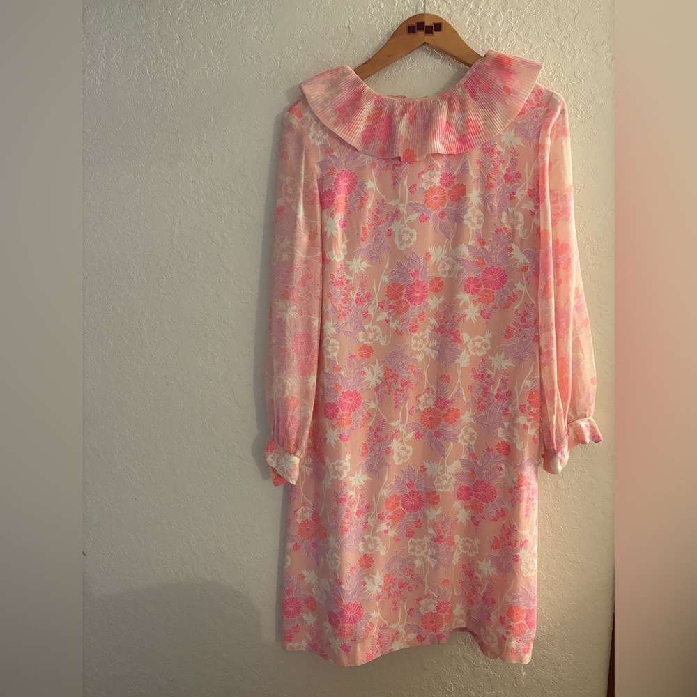 Floral Pink and Cream Dress